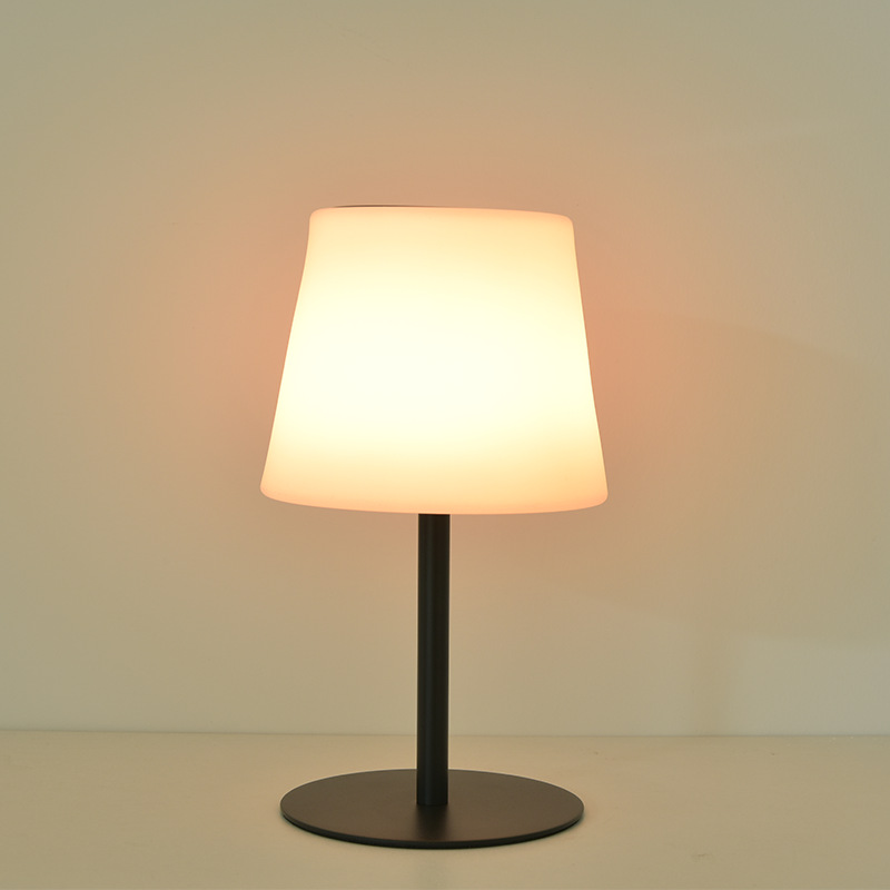 Cross-border popular bedroom bedside night light, high-end outdoor solar rechargeable table lamp, camping garden ambient light
