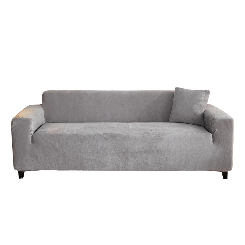 European-style autumn and winter plush thickened elastic sofa cover, sofa cover full coverage, anti-slip leather, sand towel full cover, fabric wholesale