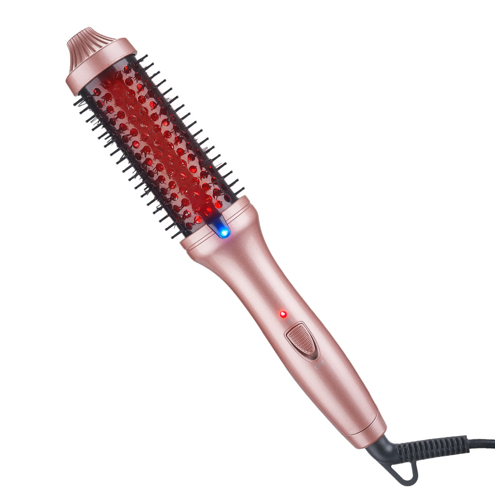 Cross-border volumizing infrared hair comb, hair straightener, volumizing comb, multi-functional curling iron, electric comb