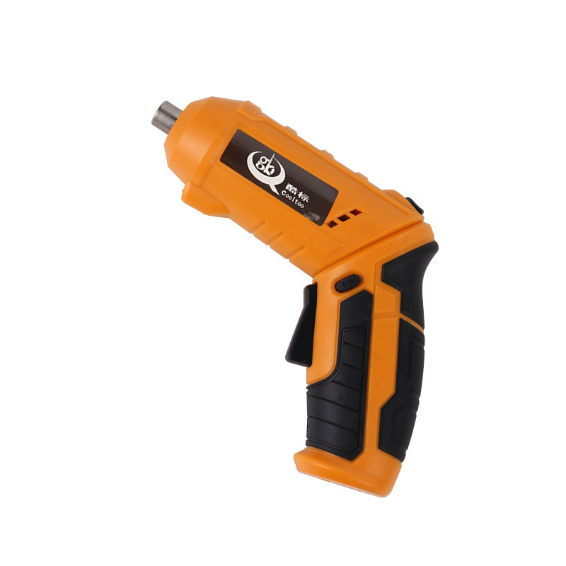 Mini electric screwdriver toolbox, multi-functional screwdriver, manual/automatic bit set, portable.