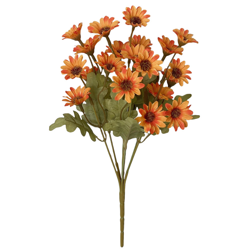 Amazon Quality Autumn 7-daisies Autumn Chrysanthemum Wedding Home Decoration Silk Flower Artificial Flower Bouquet