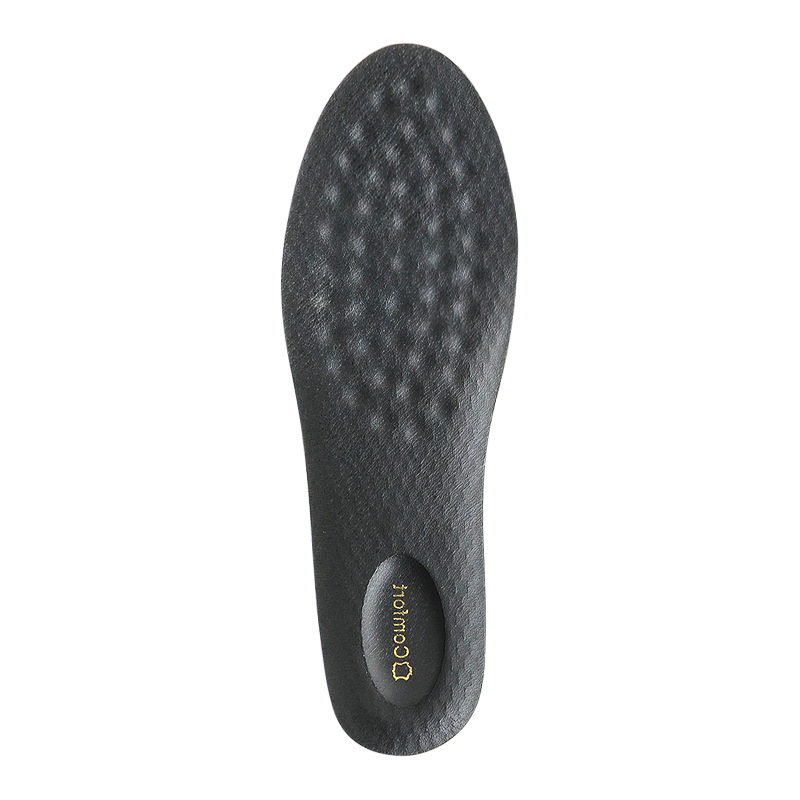 Footlift leather insoles for men: soft, elastic, shock-absorbing, odor-resistant, breathable, wear-resistant, non-slip, and comfortable like walking on clouds.