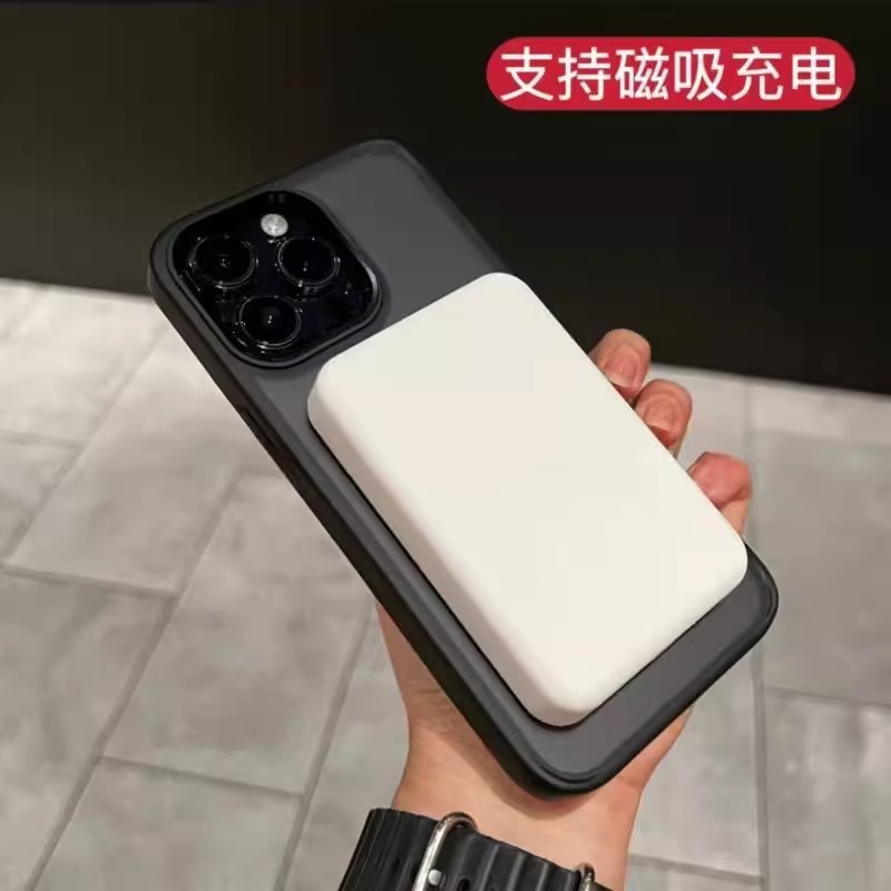 New hidden folding stand magnetic case for Apple iPhone 16 Pro Max, frosted hard case for iPhone 17