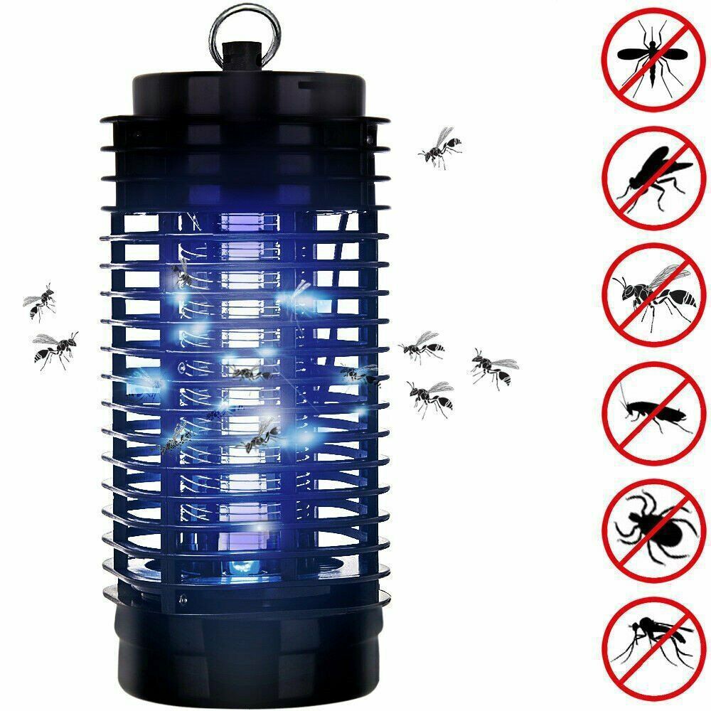 New cross-border LED mosquito killer lamp, portable hook mosquito repellent lamp, indoor electric shock mosquito repellent, silent black diamond.