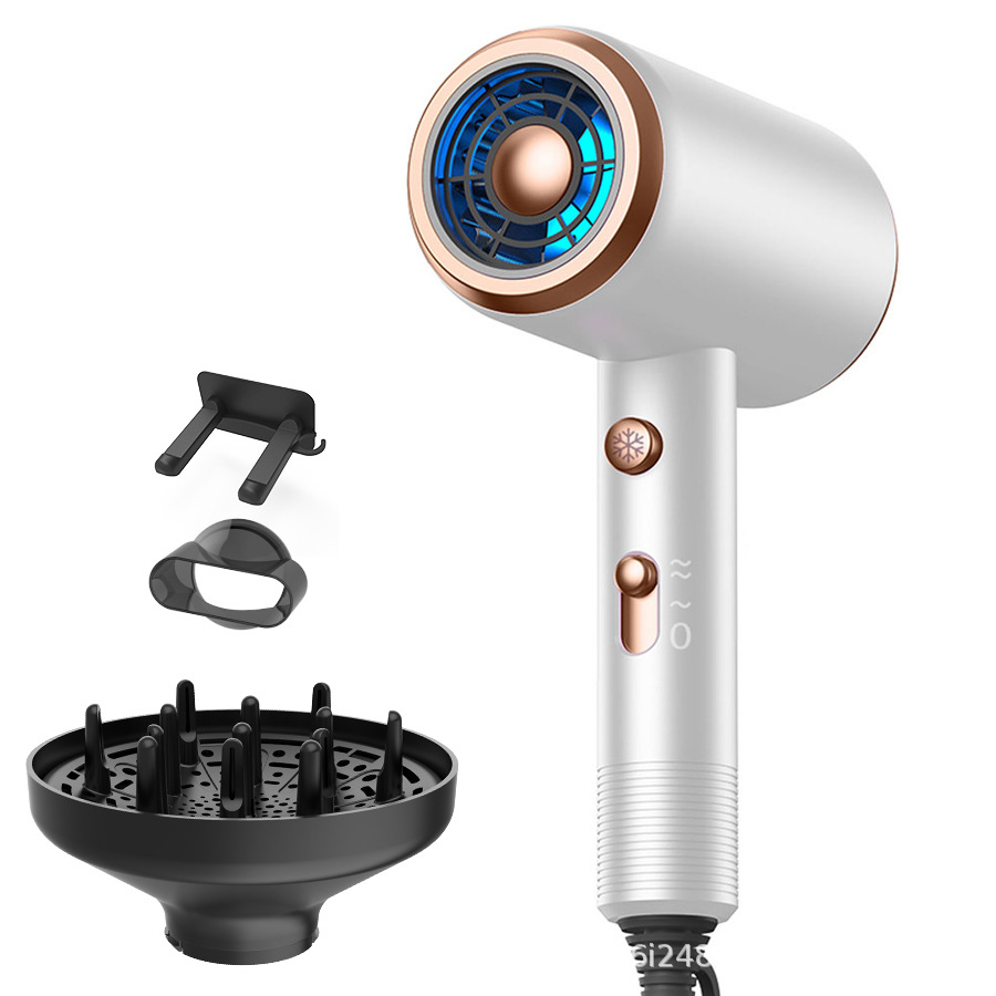 Negative ion hot and cold wind power hair dryer, Amazon alternating wind, large air volume, strong wind force, high power