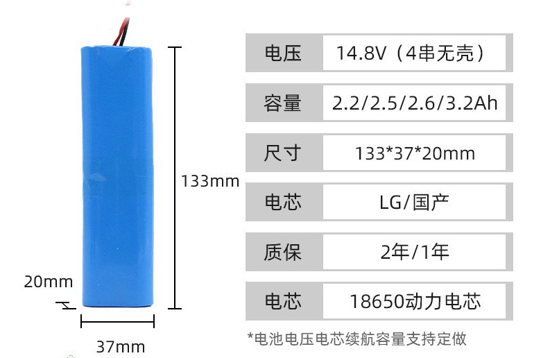 Specialized accessories for fascia gun muscle batteries; repair and replacement of 7.4V/12V/24V rechargeable lithium batteries for massagers.