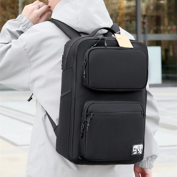New cross-border backpack, trendy brand, large capacity, suitable for high school students, boys and girls, for outdoor travel.