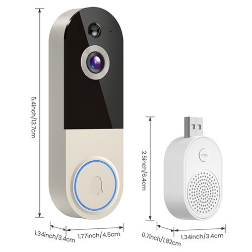 Smart doorbell, video doorbell, wireless doorbell, smart home security monitor, home surveillance camera, outdoor