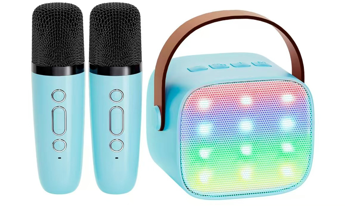 [ISO Factory] Cross-border Children's Karaoke Machine Microphone All-in-One Bluetooth Karaoke Speaker Home Microphone Private Mold P2