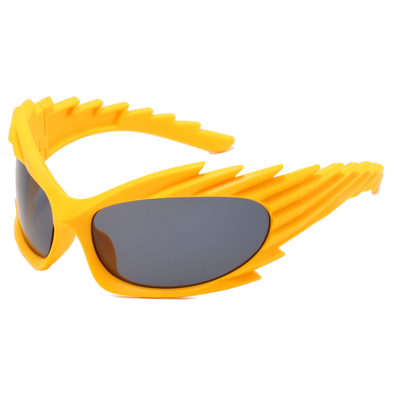 2023 New Hedgehog Sunglasses, European and American Style, Quirky and Unique Cycling Glasses, INS Style, Sports, Exaggerated Party Sunglasses