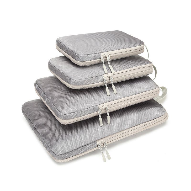 Thickened four-piece travel home storage bag set, compressed storage bag for clothes, shoes, luggage and travel bags