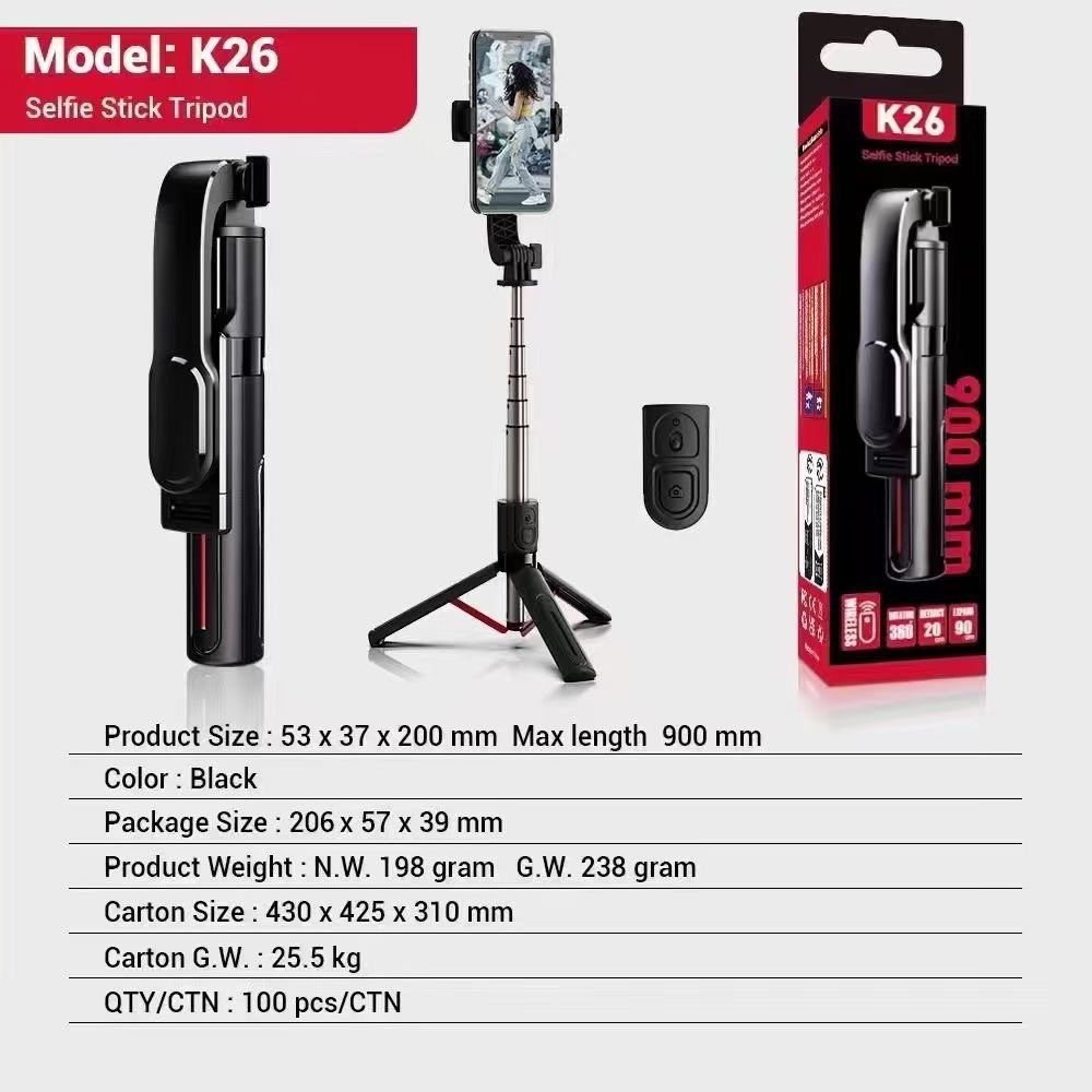 The new C08 quadrupod, Bluetooth selfie stick, mobile phone stand, universal vlog shooting wonder, and live streaming stand