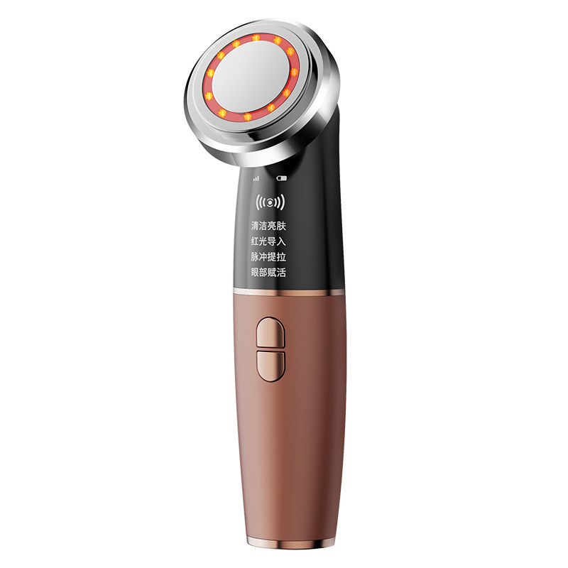 New facial beauty device, skin rejuvenation, facial lifting and firming microcurrent beauty instrument, facial massager.