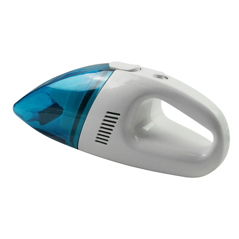 Car vacuum cleaner, car blue and white dry and wet dual-purpose, car household handheld small, powerful mini for car interior