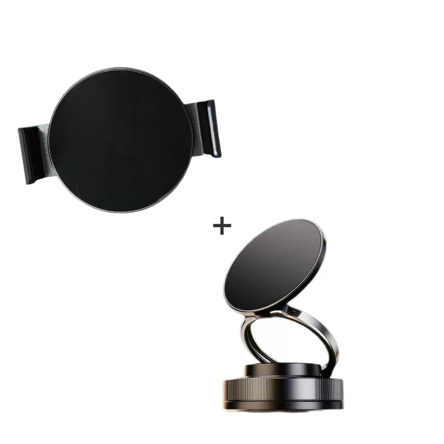 2026 Upgraded Strong Magnetic Adhesive Phone Holder Clip, Universal Car Mount, Sturdy and Won't Fall Off