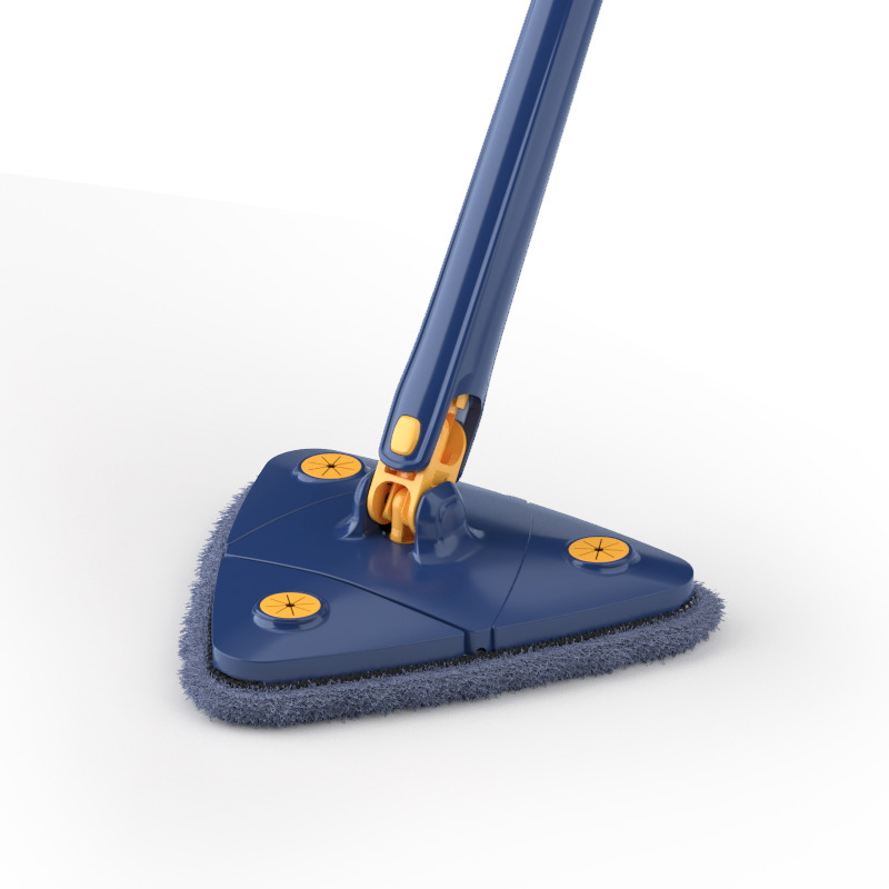 New type of hand-twisting-style mop that doesn't require hand washing, new triangular mop, household water-twisting mop, cross-border lazy person rotating butterfly mop