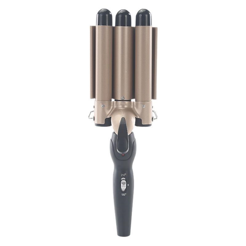 Cross-border version of women's egg curling iron with negative ion technology, three-tube curling iron for cake curls and egg rolls, hair straightener.