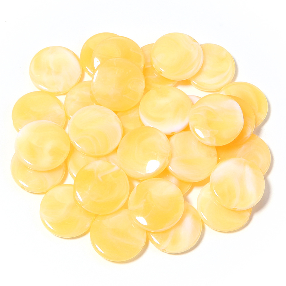 Acrylic colored gradient cylindrical beads, imitation jade round beads, DIY jewelry accessories, bracelets, and bead materials.