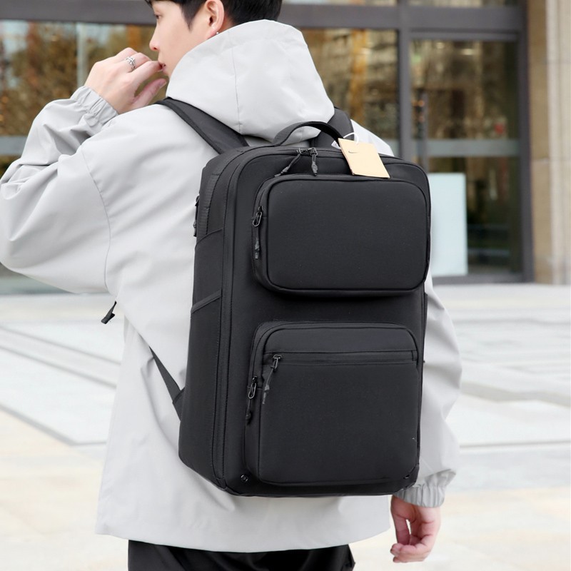 Trendy and casual travel backpack for junior and senior high school students, large capacity, suitable for college students, and school bags.