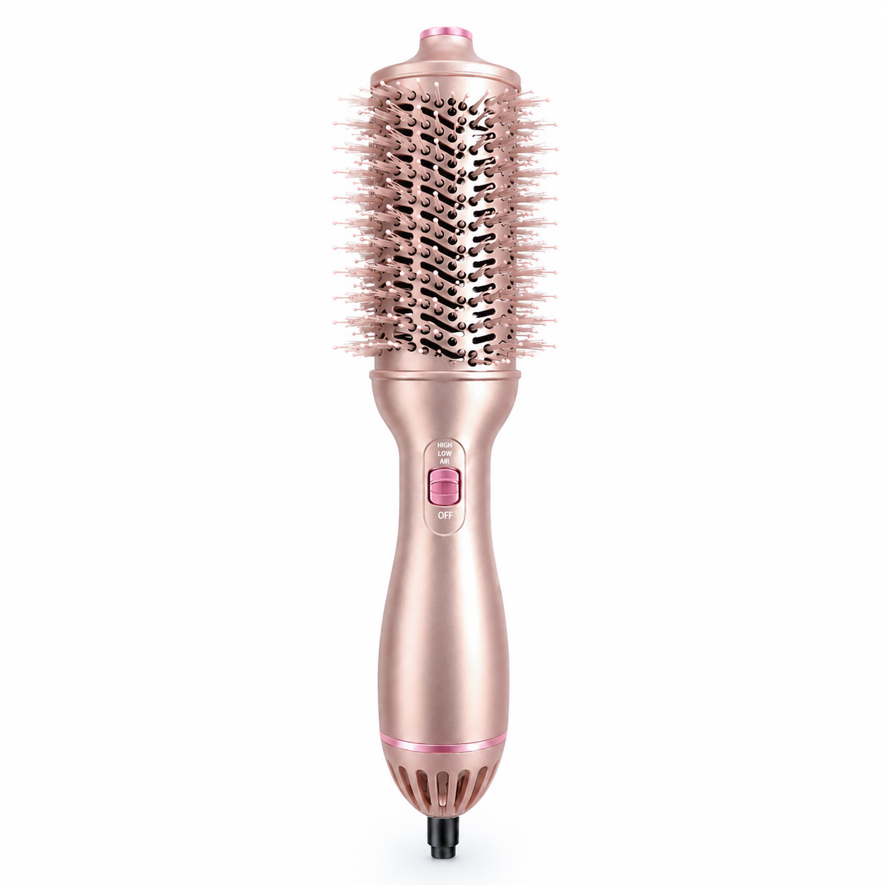Hot-selling cross-border electric hair dryer, titanium hot air styling comb, home hair dryer, curling and straightening hair dryer.