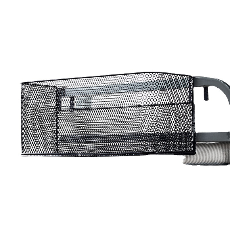 Double-layer storage rack for cosmetics, miscellaneous items, bed bags, stationery, and other dormitory essentials.