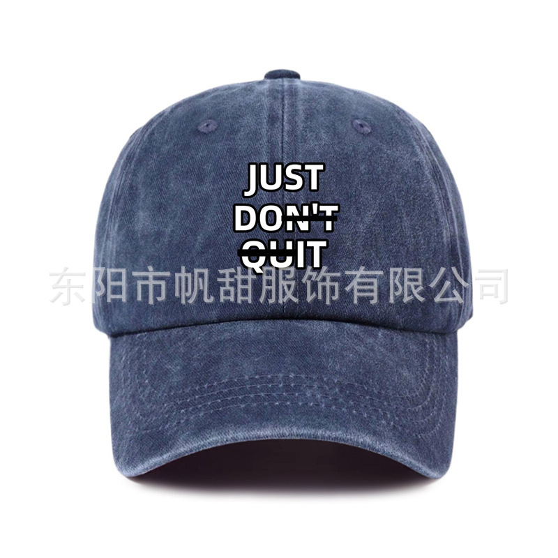 New cross-border embroidered logo baseball caps for men and women, fashionable and unique, versatile outdoor sunshade caps wholesale.