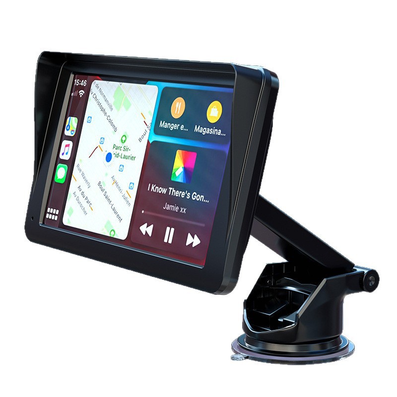 7-inch CarPlay portable screen wireless CarPlay large screen car Bluetooth MP5 high-definition portable screen navigation device