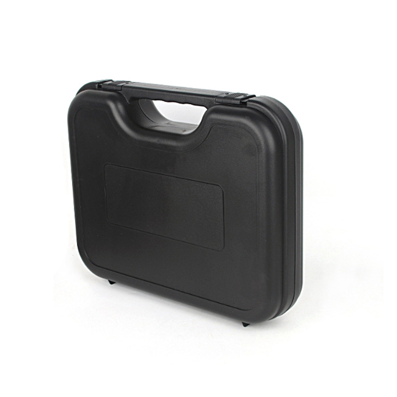 Portable plastic case for microphones, sound cards, instruments, equipment, audio equipment, and protective cases; wireless microphone carrying cases.