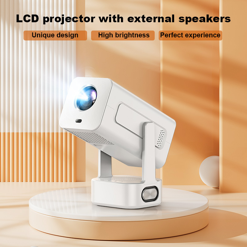 2026 Cross-border 4K Projector, Ultra-clear 320ANSI lumens home independent Bluetooth speaker, smart projector