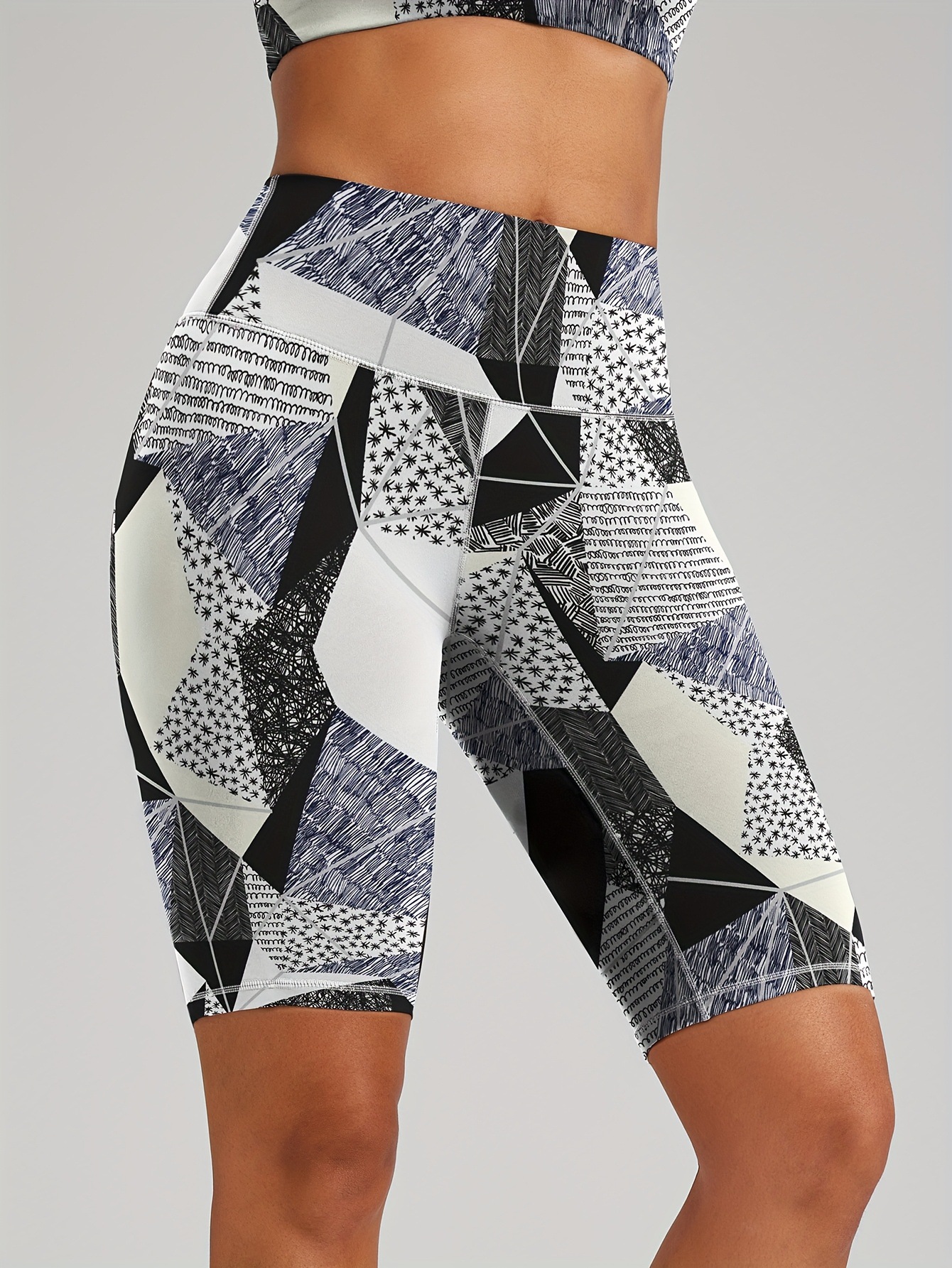 2026 Cross-border Women's Yoga Shorts 3D Digital Print Sporty and casual Amazon Shein temu Drop Shipping
