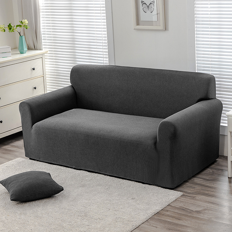 Waffle water-repellent corn wool elastic lazy sofa cover, sand cover, all-inclusive thickened universal thickened elastic type