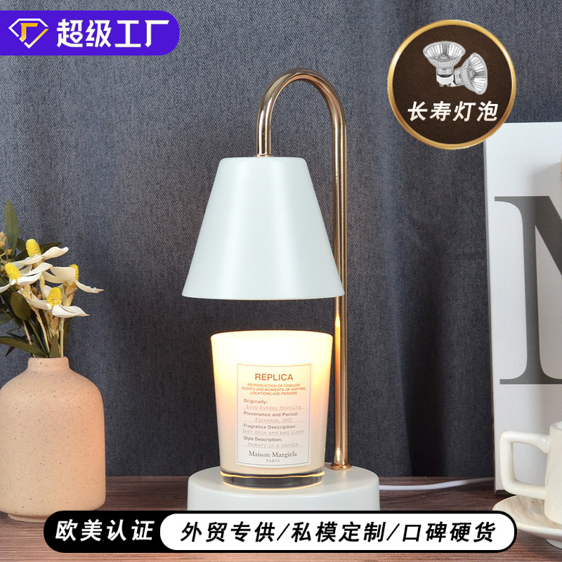 New American Retro Aromatherapy Lamp for Bedroom, Bedside, Adjustable Dimming, Timer, Holiday Gift, Decorative Table Lamp