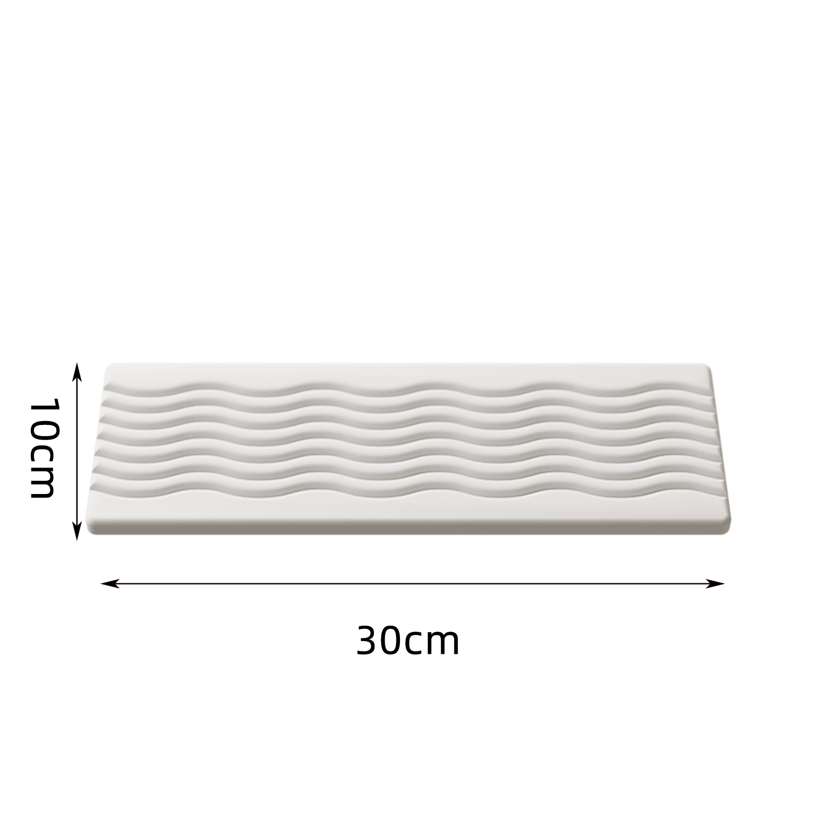 Absorbent washbasin mat, hard diatomaceous earth storage mat, kitchen sink diatomaceous earth storage mat, luxurious draining mat.