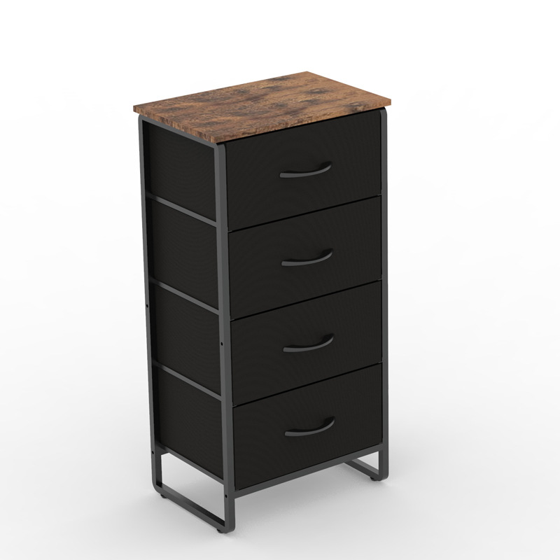 Chest of drawers, bedroom bedside table, minimalist living room non-woven drawer cabinet, wall-mounted storage cabinet, narrow storage cabinet