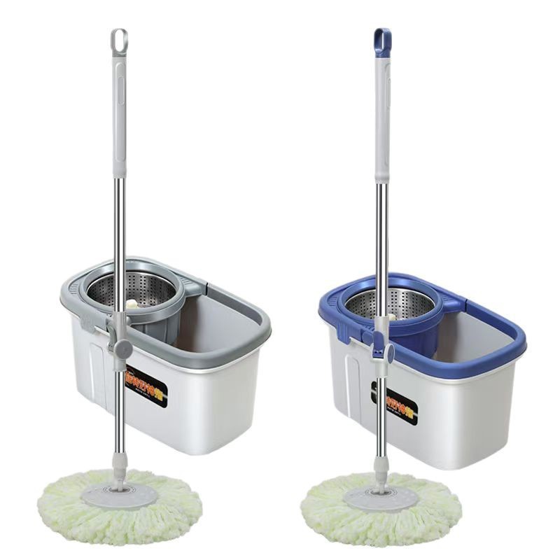 Rotating bucket mop, household dual-drive rotating mop, drum drying mop, semi-automatic rotating circular new model