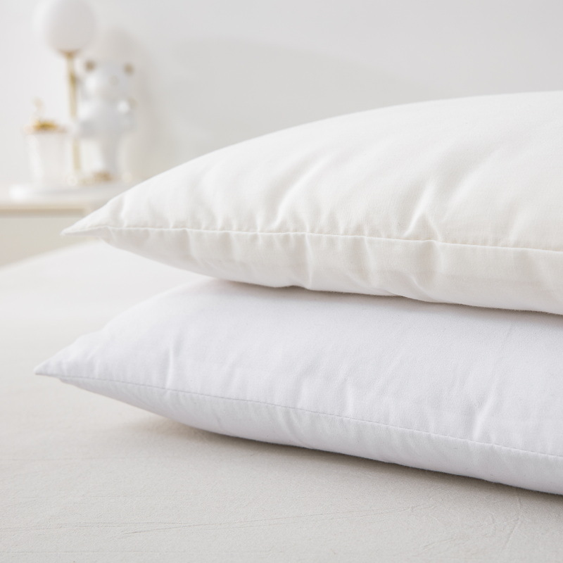 New all-cotton children's pillow, pure cotton core, suitable for infants, kindergartens, home use, 0-14 years old, single pillow, washable.