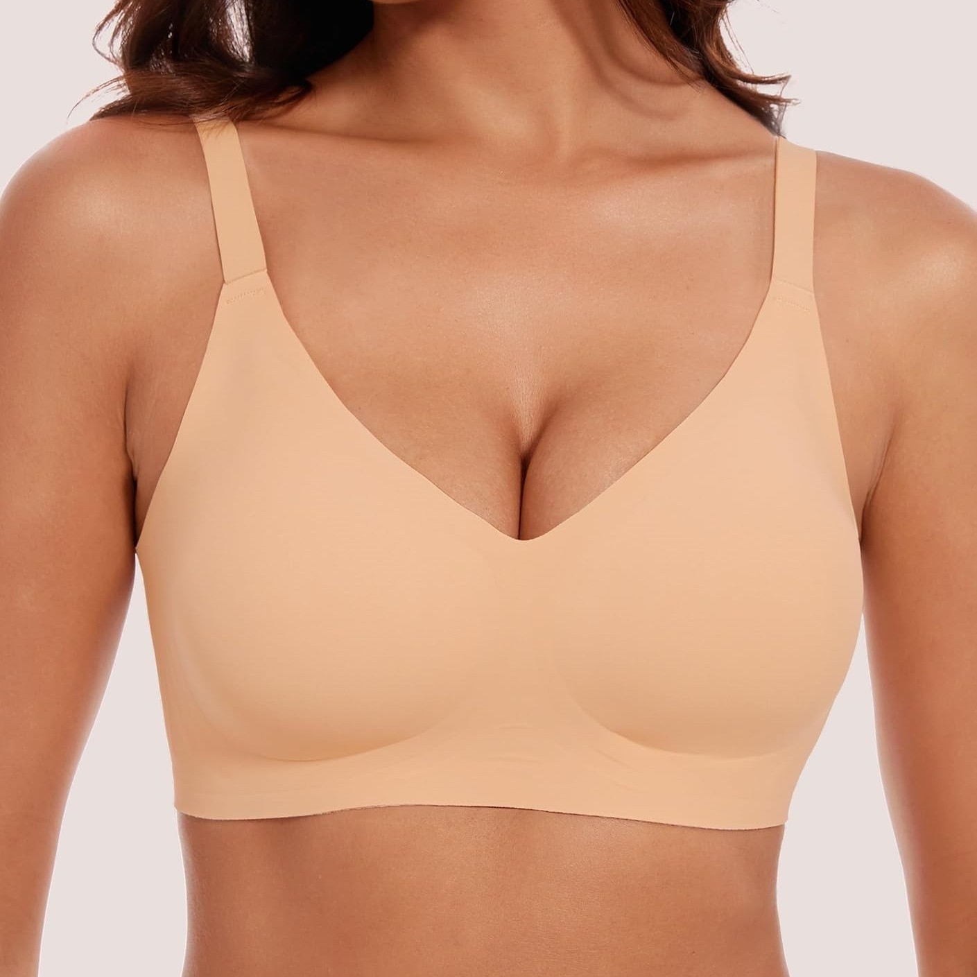 habibee women's bra, wireless comfortable seamless bra, gath
