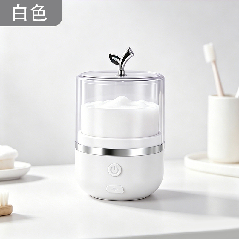 Electric facial cleanser foaming device, automatic foaming device, special foam bottle for face wash, shampoo and body wash, foaming magic tool