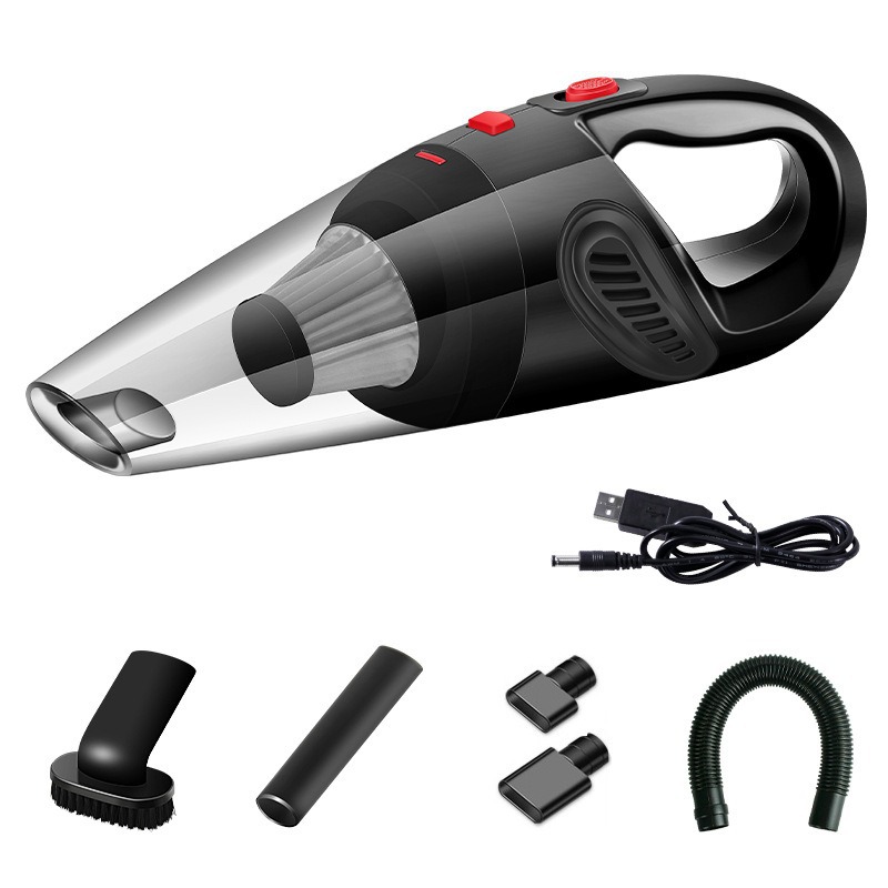 Car vacuum cleaner, charging wireless vacuum cleaner, car and home dual-purpose dry and wet vacuum cleaner, high-power USB vacuum cleaner
