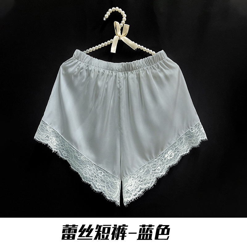 Fairy Yi Boyfriend Style Sexy Plus Size Pajama Set with Lace Trim, Faux Two-Piece Set, Loose White Shirt, Home Wear 660