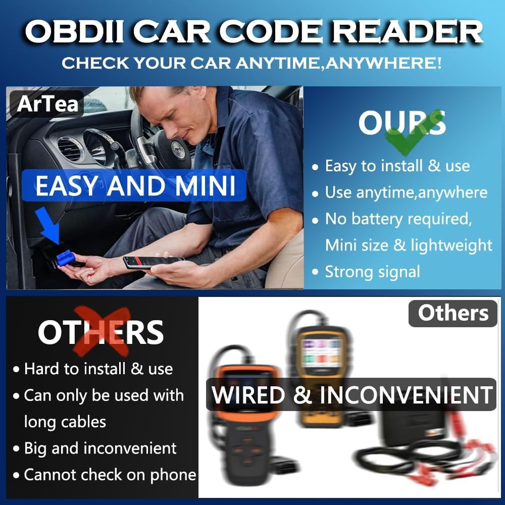 ELM327 Bluetooth B03 Handheld Plug and Play OBD Car Diagnostic Tool