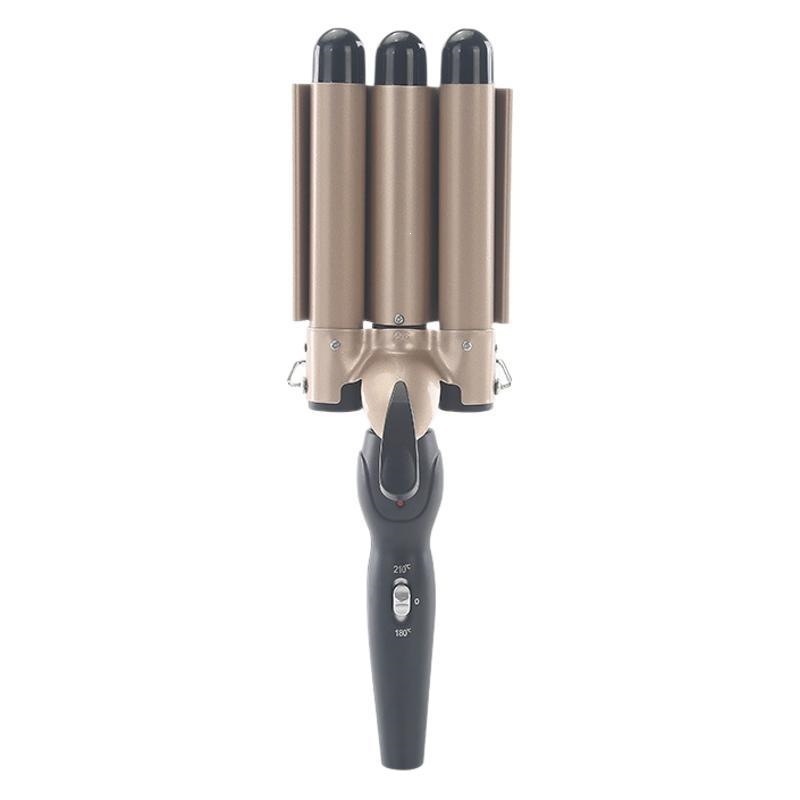 Cross-border version of women's egg curling iron with negative ion technology, three-tube curling iron for cake curls and egg rolls, hair straightener.