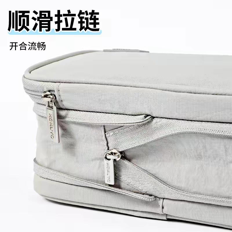 Japanese Koku Expansion pen case, large-capacity, simple and solid-color Japanese-style storage bag, exam pencil case, stationery box, student