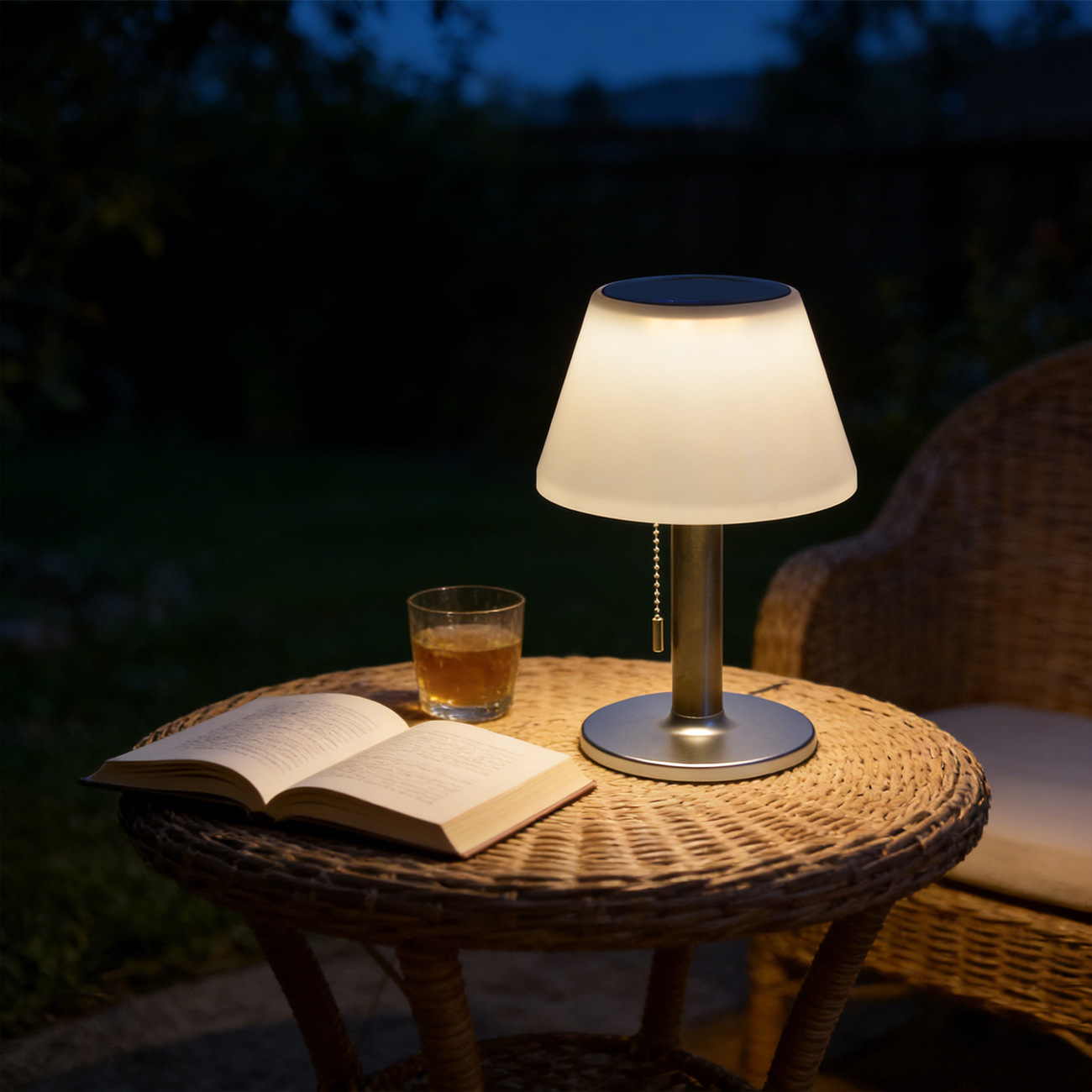 New cross-border solar-powered outdoor table lamp, night light, villa balcony outdoor courtyard ambient terrace light
