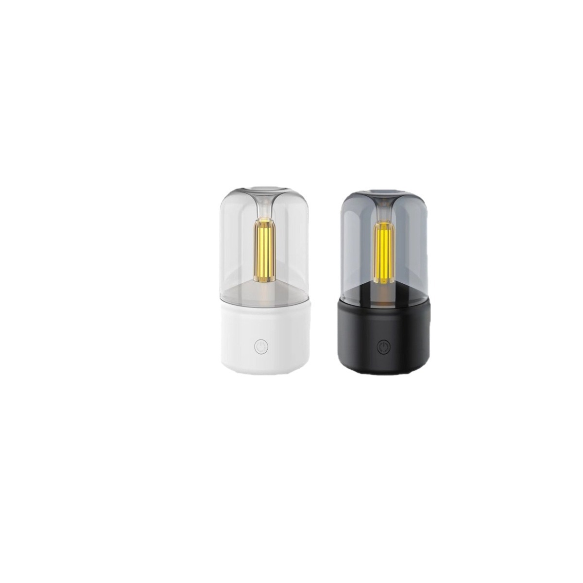 New creative candlelight aroma diffuser, usb plug-in desktop ambient light, air conditioner, home moisturizing humidifier, cross-border