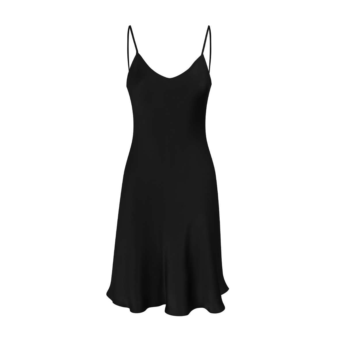 Cross-border European and American sexy silk sleeping dress for women's summer, 100% mulberry silk simple home wear, silk inner layer strappy dress