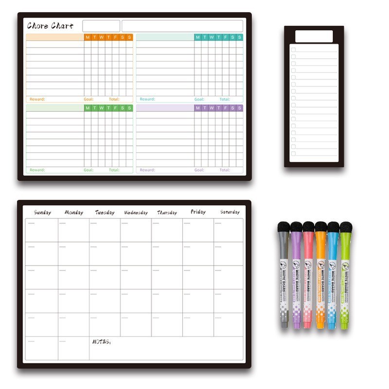 Wholesale magnetic refrigerator magnets, writing boards, calendars, magnetic whiteboards, wall stickers, Amazon planners, refrigerator magnets, message boards