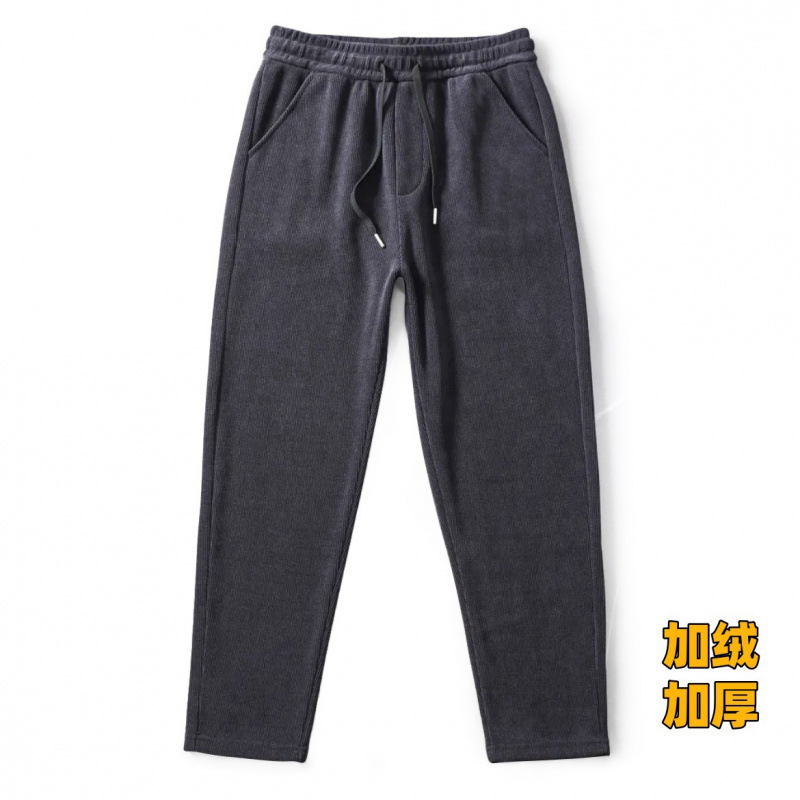WP Grey sweatpants, men's sports pants, men's spring high-end casual pants, men's spring loose pants, men's corset foot sweatpants