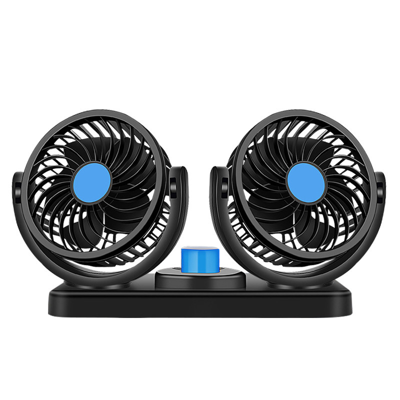 Dual-head high-power car fan, 12V car fan, 24V truck cooling fan, small air conditioner fan, USB universal fan.