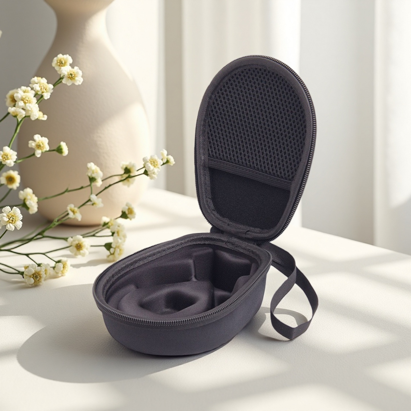 Factory direct stock of suitable headphone storage bags for various bone conduction headphones, including EVA storage boxes.